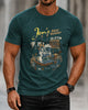 Alohadaddy® Men's Casual Street-Style Rock Guitar Short-Sleeve T-Shirt