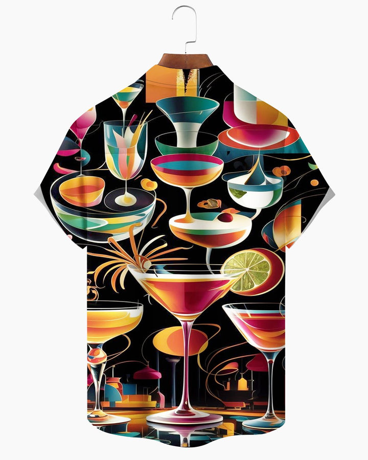 Alohadaddy® Casual Cocktail Print Men&