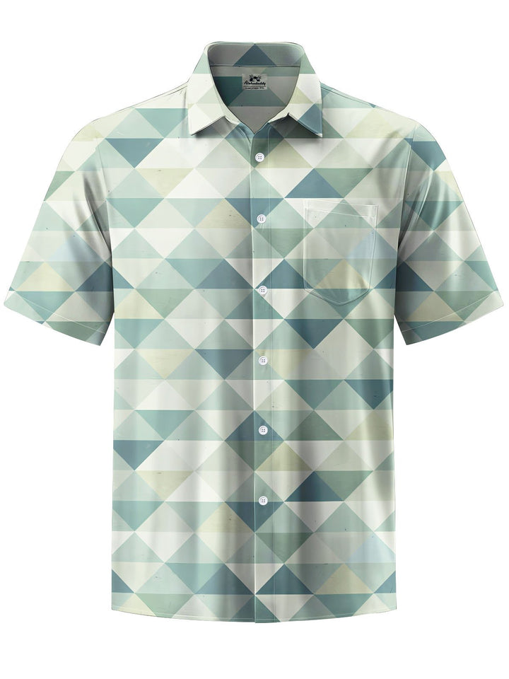 Alohadaddy® Casual Geometric Printed Moisture Wicking Men&