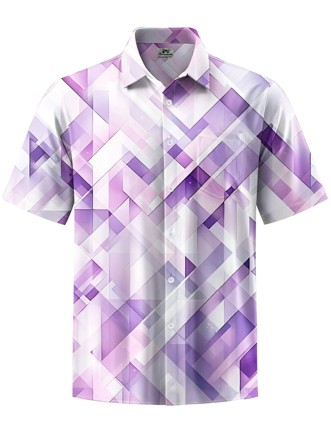 Alohadaddy® Hawaiian Geometric Art Print Men&