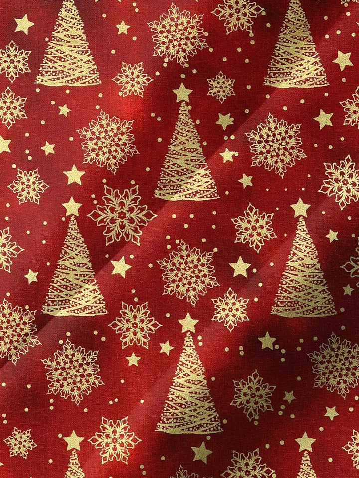 Alohadaddy® Christmas Snowflake Fir Art Print Pocket Stretch Men&