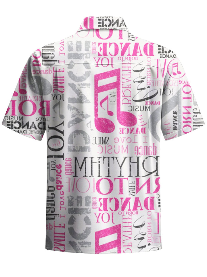 Alohadaddy® Casual Lettering Printed Button Pocket Stretch Men&