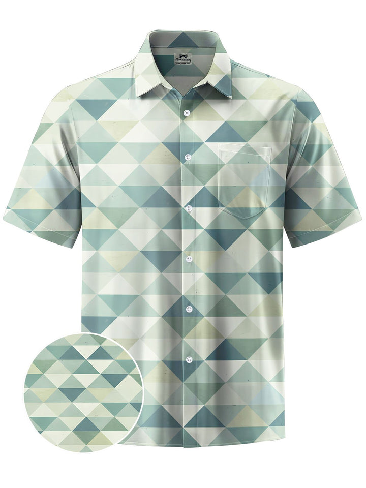 Alohadaddy® Casual Geometric Printed Moisture Wicking Men&