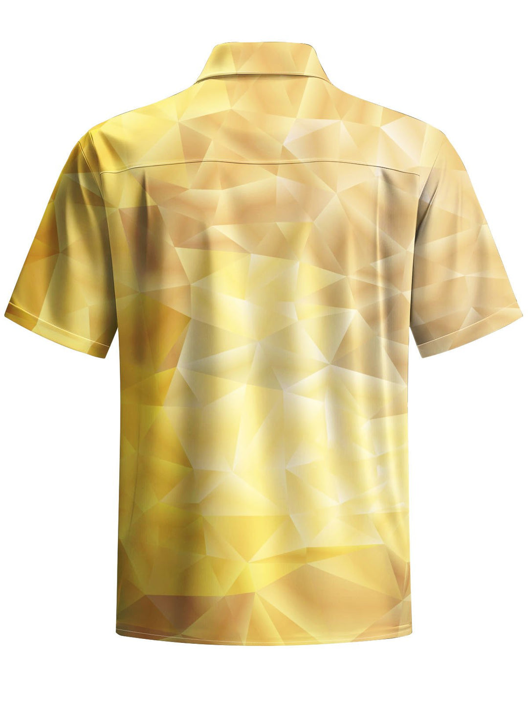 Alohadaddy® Casual Triangle Geometric Print Chest Pocket Men&