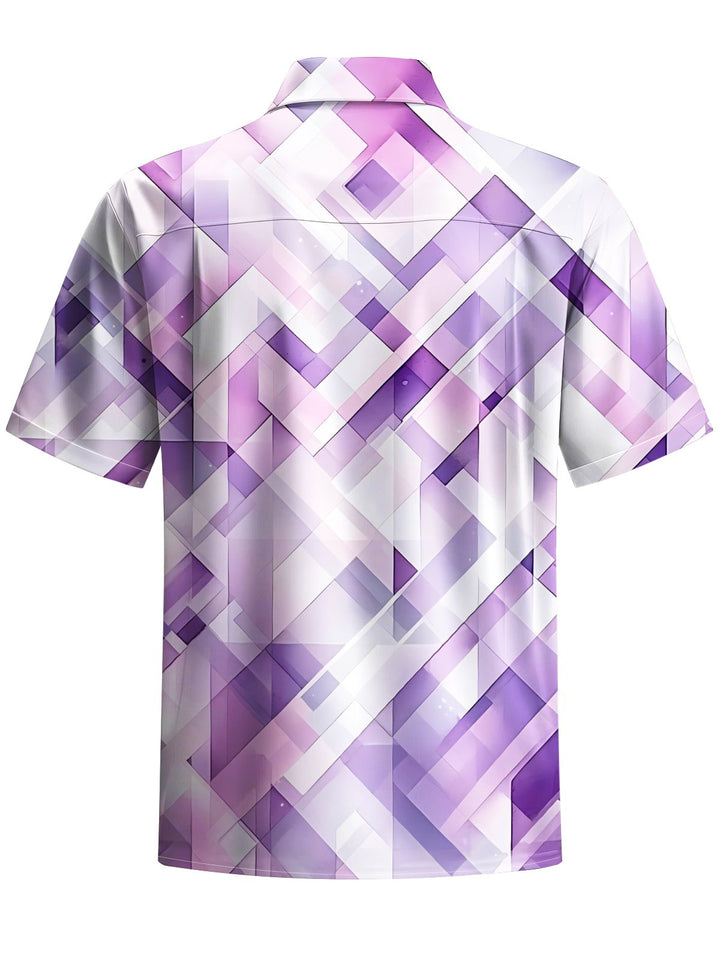 Alohadaddy® Hawaiian Geometric Art Print Men&