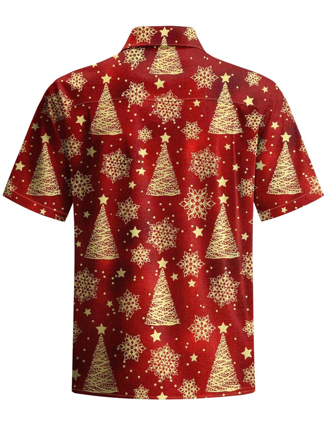 Alohadaddy® Christmas Snowflake Fir Art Print Pocket Stretch Men&