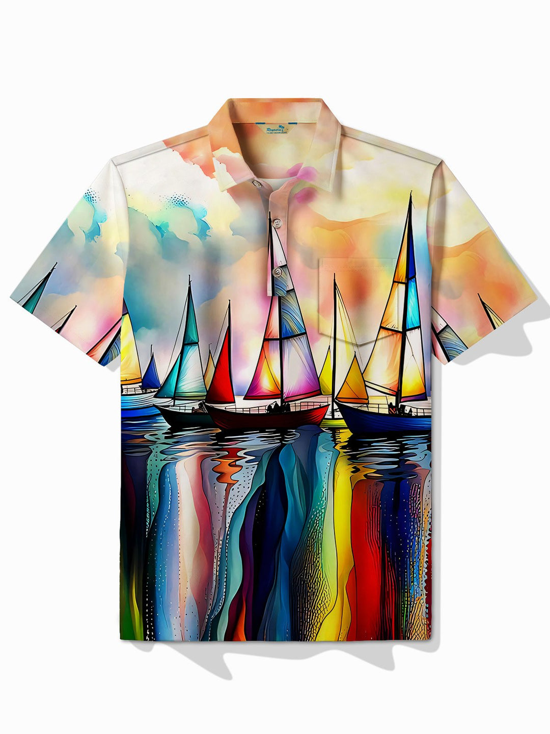 Alohadaddy Hawaii Sailing Art Print Men&