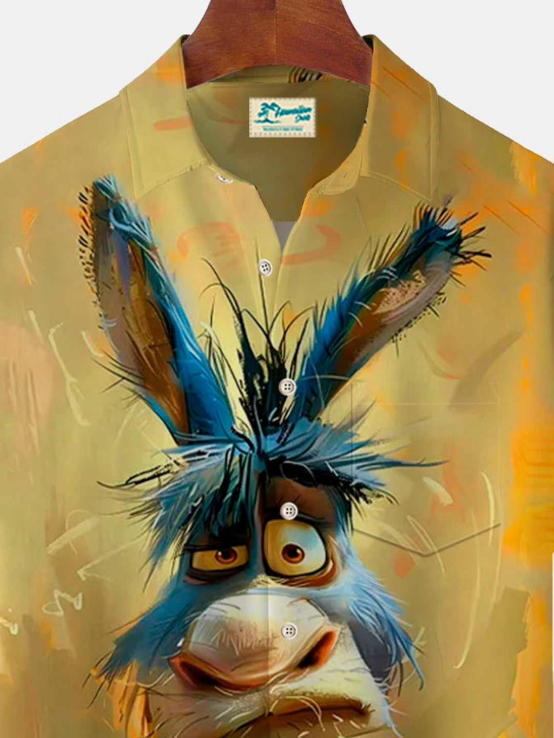 Alohadaddy Retro Cartoon Cat 3D Digital Print Men&