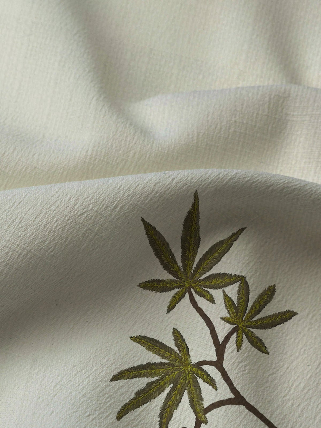 Alohadaddy Casual Everyday Hawaiian Plants Cannabis Leaves Print Art Cuban Collar Polyester Pocket Cardigan Stretch Long Large Size Short Sleeve Shirt