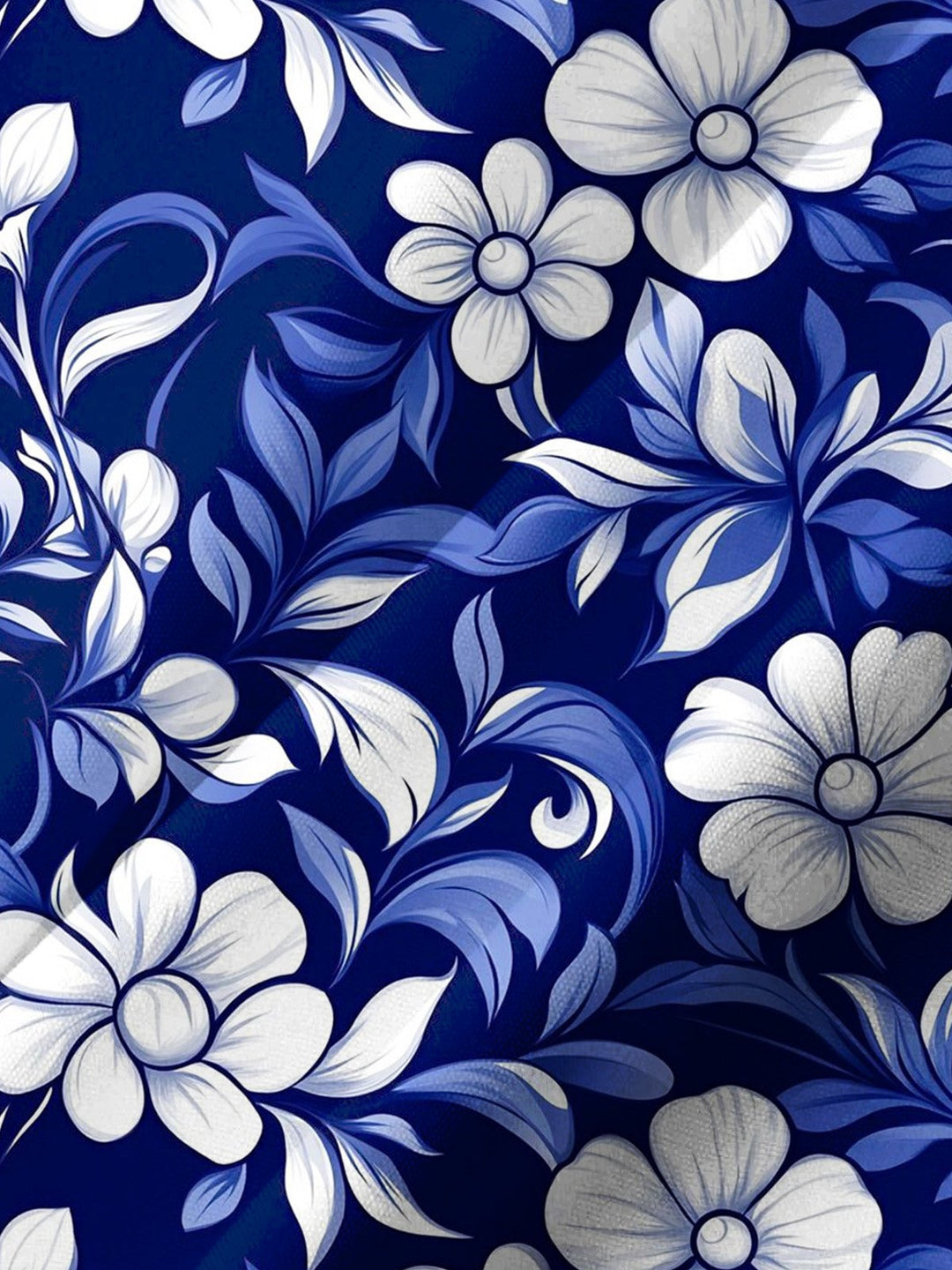 Alohadaddy® Hawaiian Flowers Art Print Chest Pocket Men&
