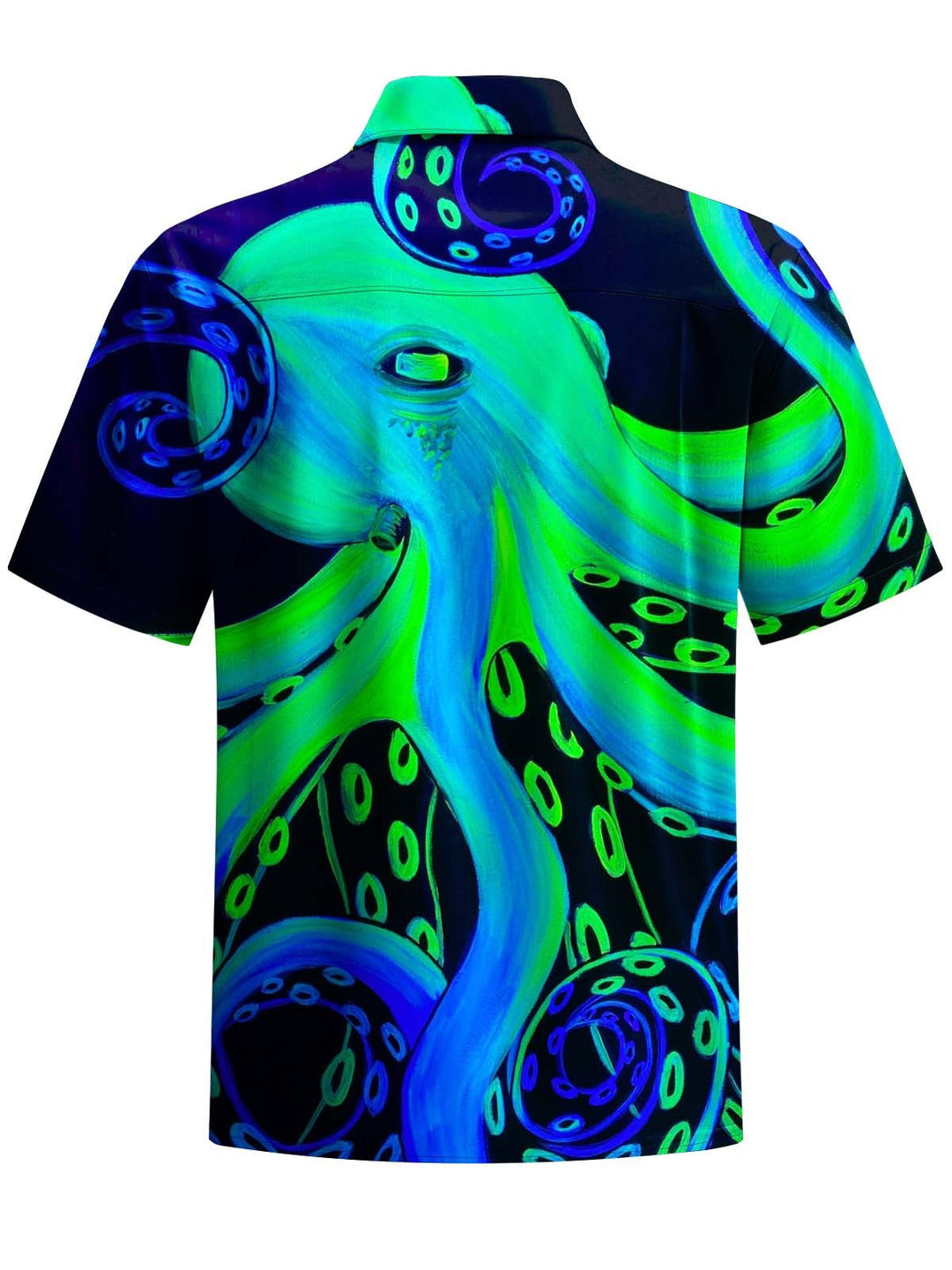 Alohadaddy® Casual Octopus Print Art Pocket Elastic Men&