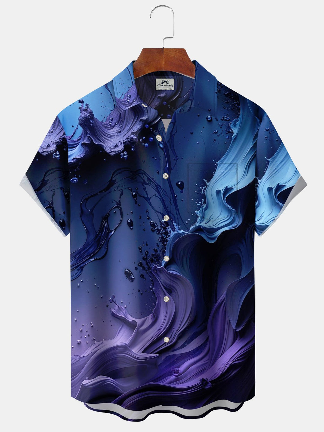 Alohadaddy® Casual Abstract Print Pocket Stretch Men&