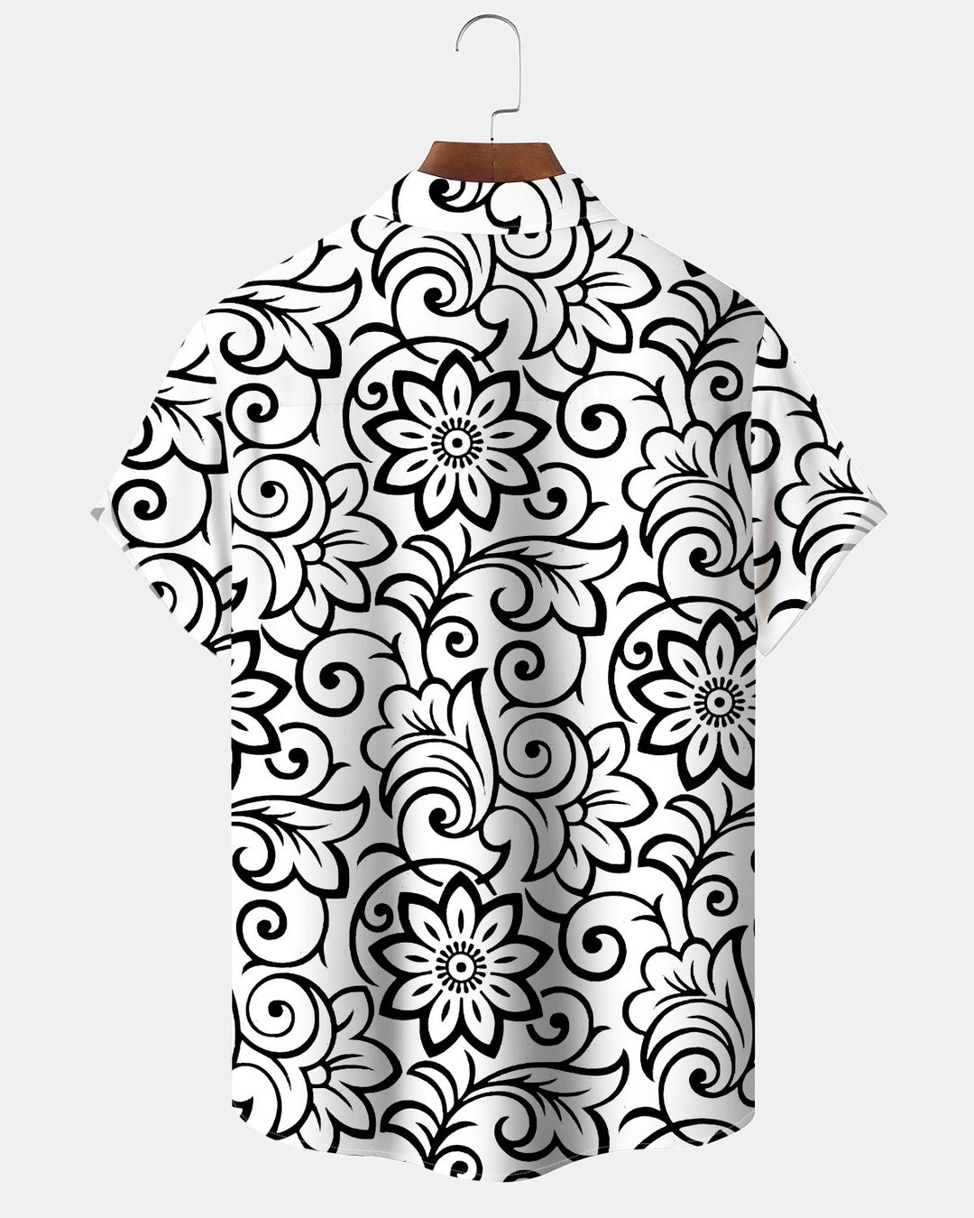 Alohadaddy® Casual Floral Print Art Button Pocket Cardigan Men&
