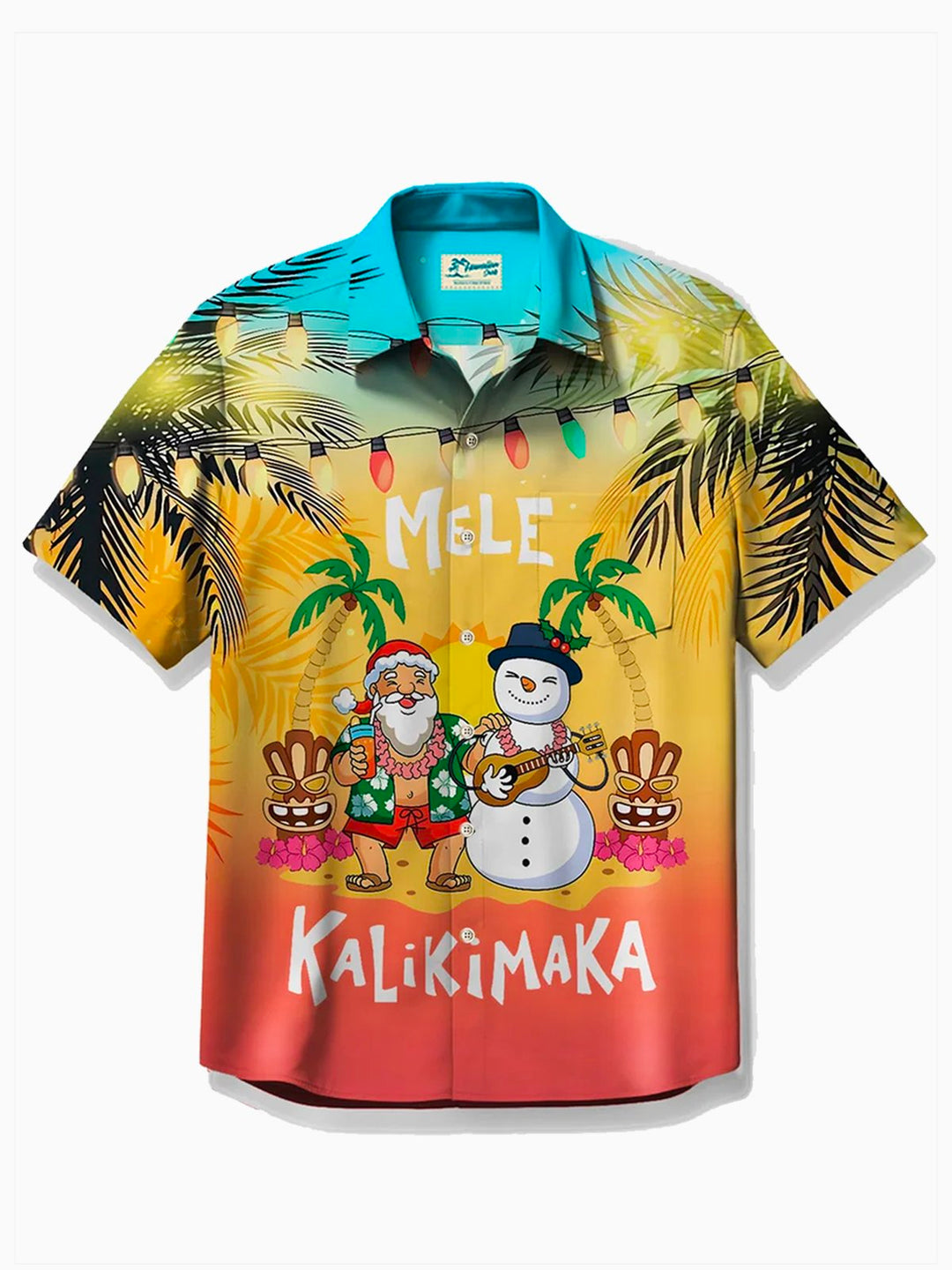 Alohadaddy Christmas Beach Vacation Red Men&