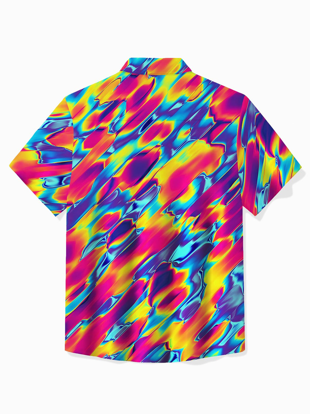 Alohadaddy Vintage 60s Psychedelic Textured Print Men&