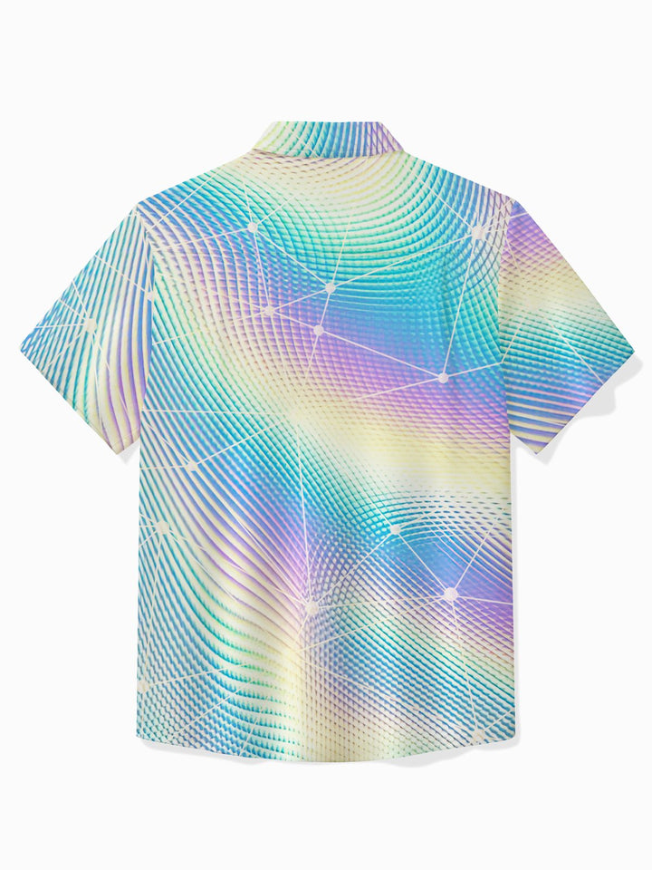 Alohadaddy Vintage 60s Psychedelic Textured Print Men&