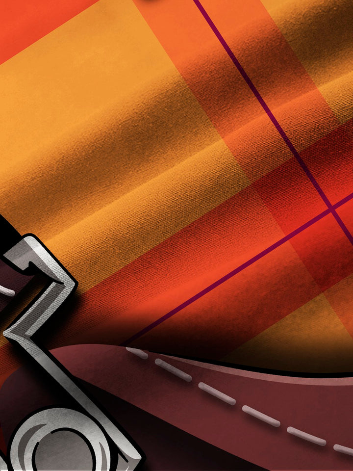 Camisa elástica con bolsillo en el pecho para hombre con estampado de dibujos animados y ropa de trabajo divertida para el Día del Trabajo de Alohadaddy, talla grande