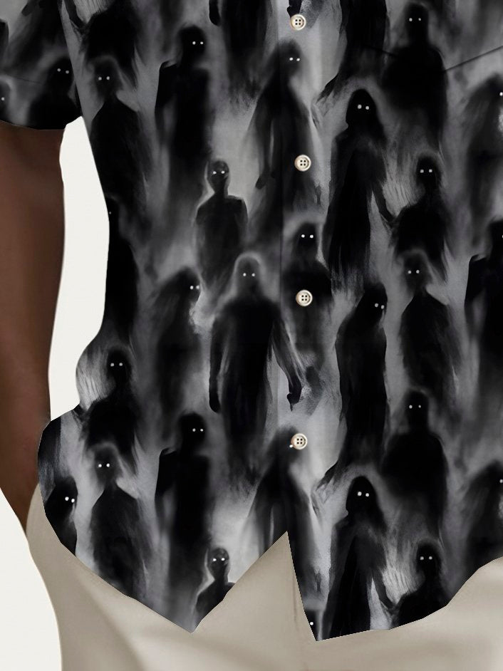 Alohadaddy Halloween Ghost Print Men&