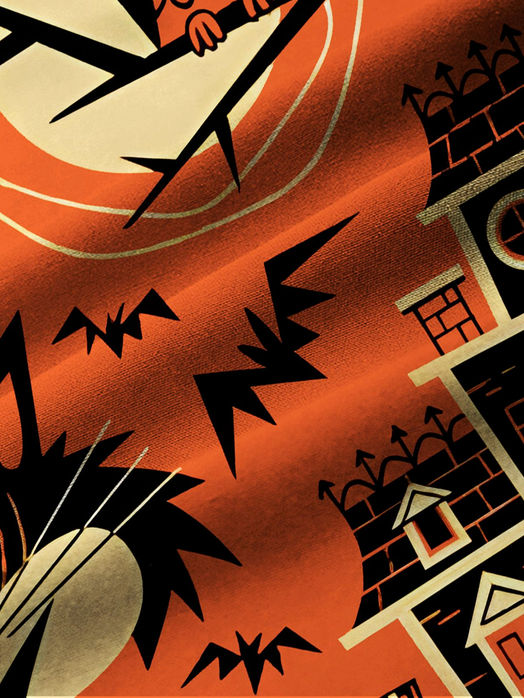 Camisa elástica con bolsillo en el pecho y estampado de dibujos animados de Halloween de Alohadaddy para hombre, talla grande