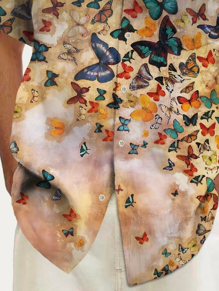 Alohadaddy Vintage Butterfly Print Men&