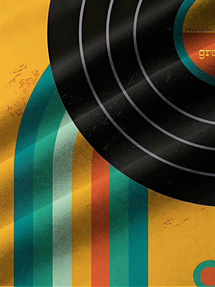 Alohadaddy® Vintage Music Art Print Men&