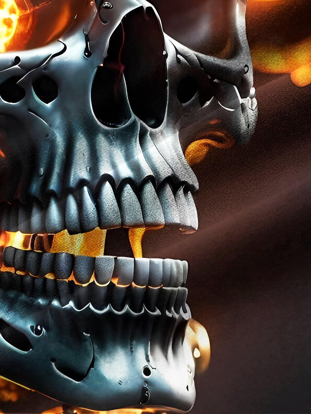 Alohadaddy® Vintage Skeleton Print Men&