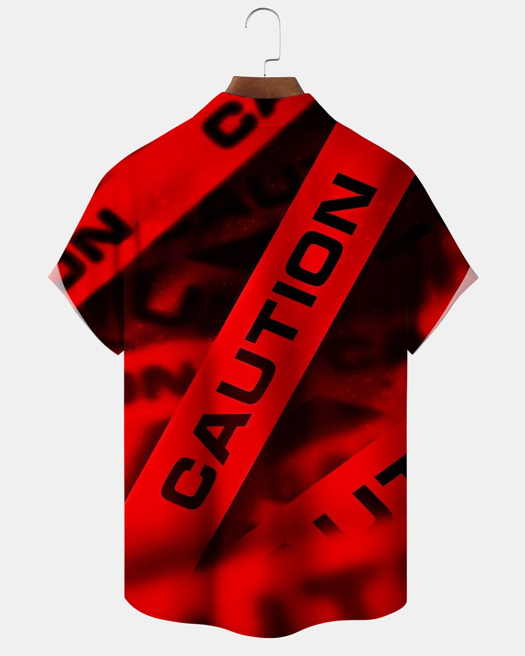 Alohadaddy® Retro Art Warning Strip Print Men&