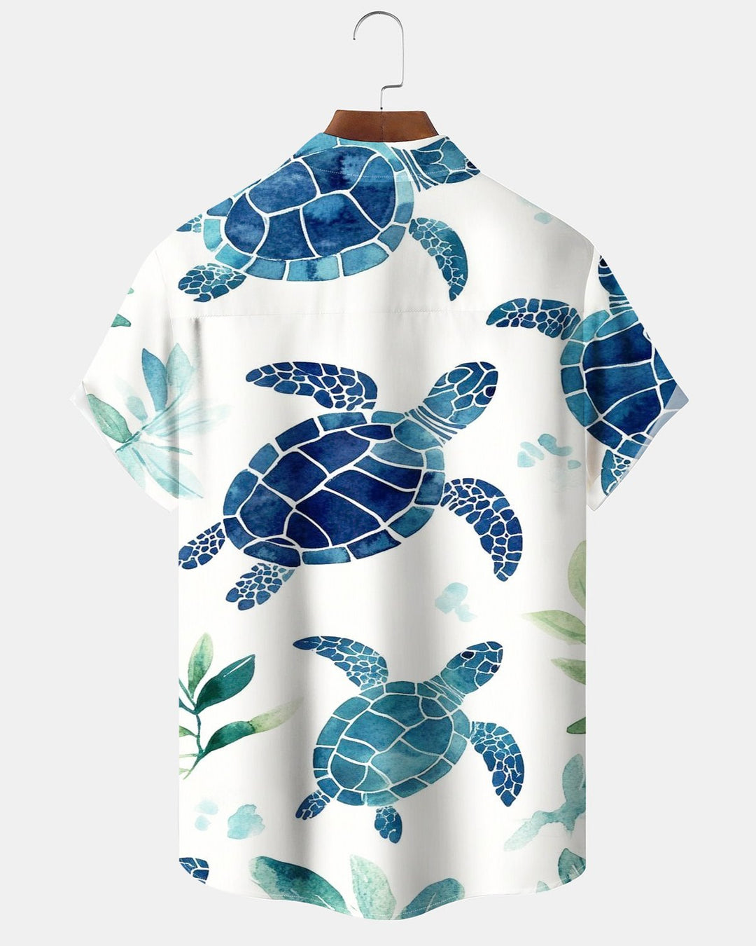 Alohadaddy® Casual Turtle and Starfish Print Men&