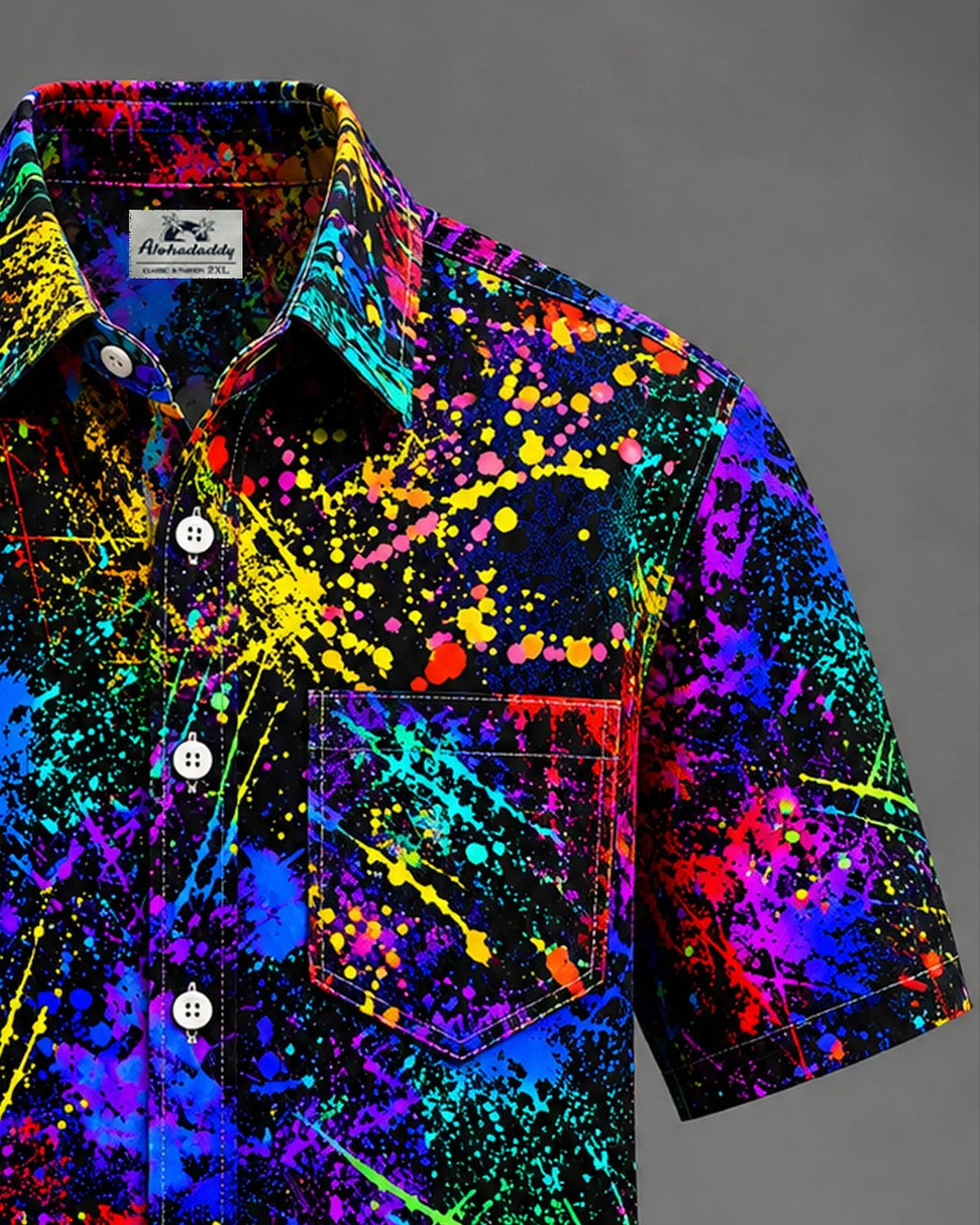 Alohadaddy® Casual Abstract Art Graffiti Print Men&
