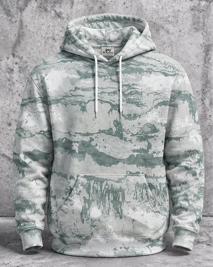 Alohadaddy® Casual Abstract Art Print Men&