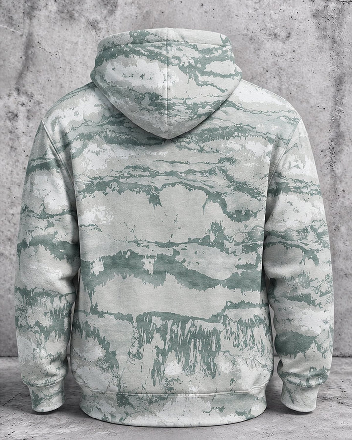 Alohadaddy® Casual Abstract Art Print Men&