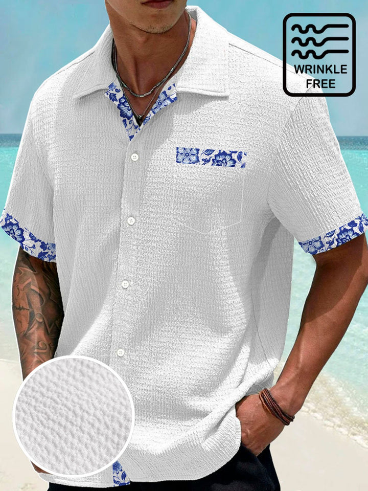 Alohadaddy Hawaiian Flower 3D Digital Print Men&