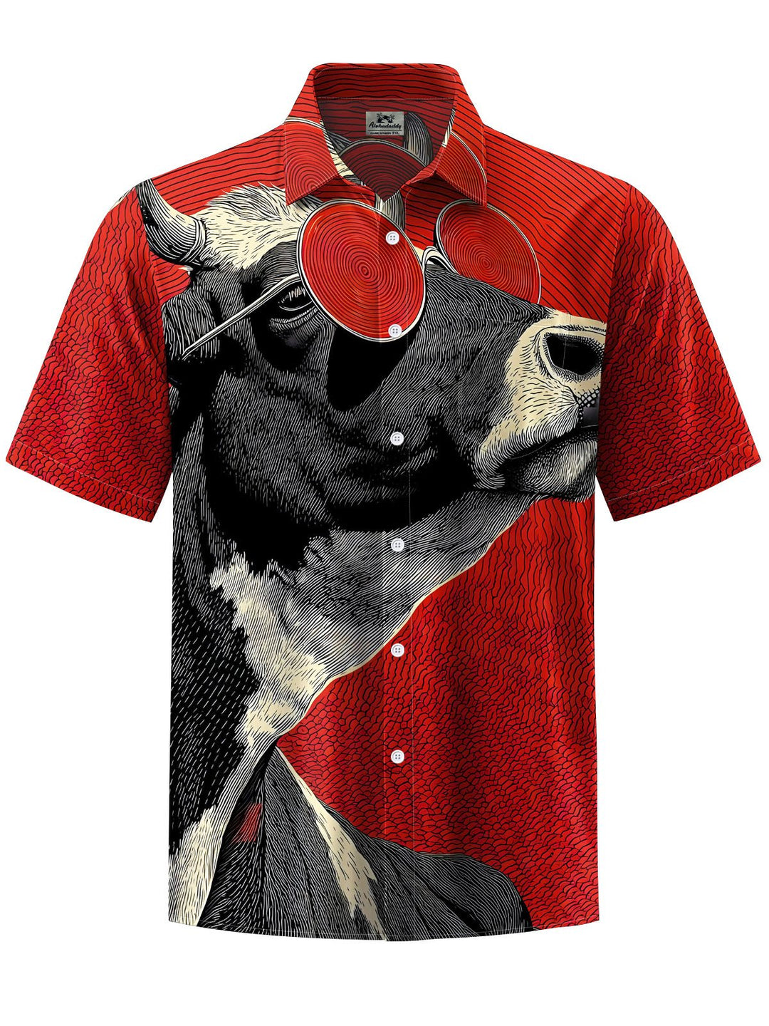 Alohadaddy® Vintage Cow Print Moisture Wicking Men&