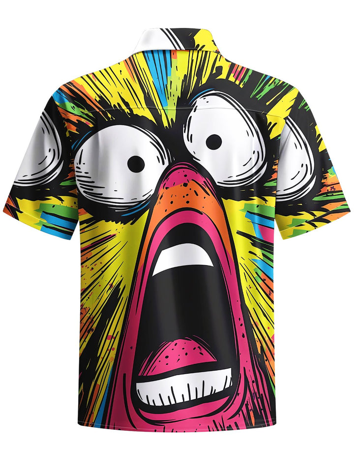 Alohadaddy® Casual Expressions Graffiti Print Art Moisture Wicking Men&