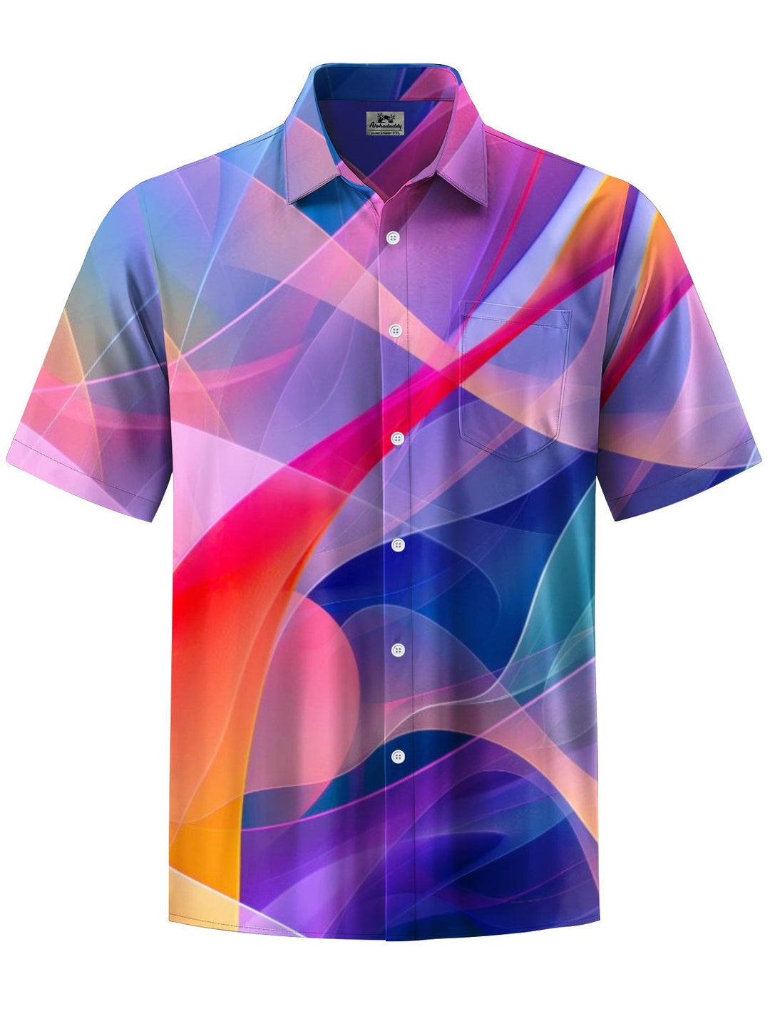Alohadaddy® Casual Abstract Print Art Stretch Men&