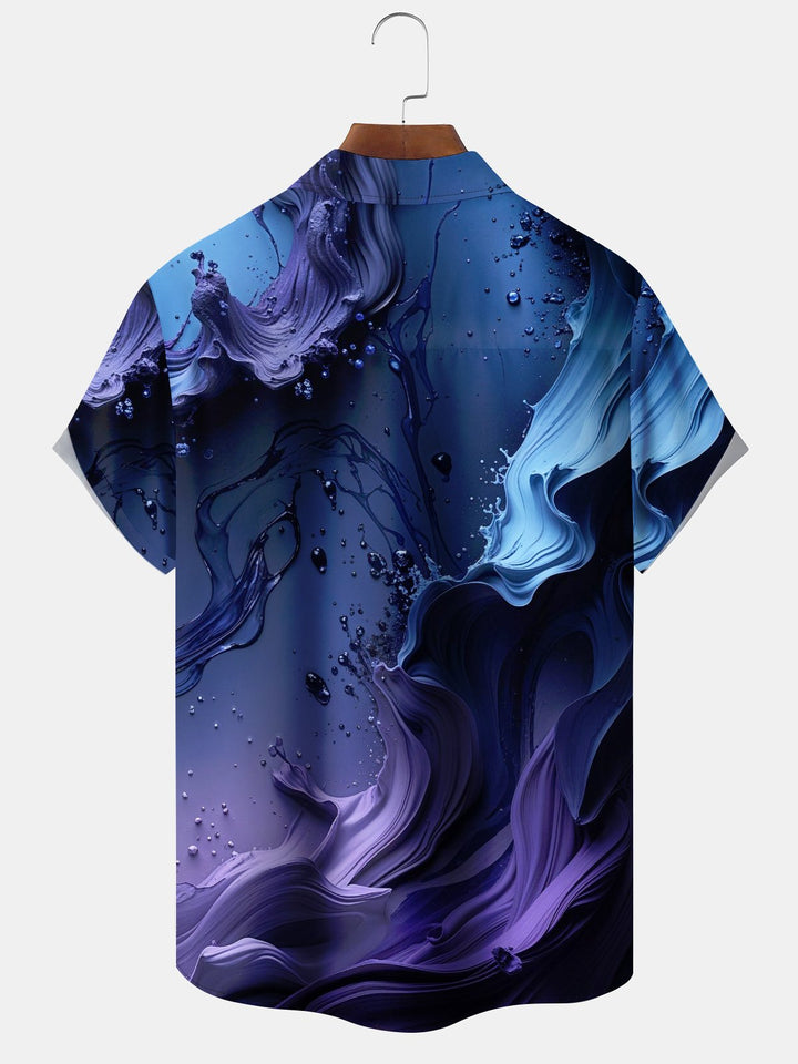 Alohadaddy® Casual Abstract Print Pocket Stretch Men&