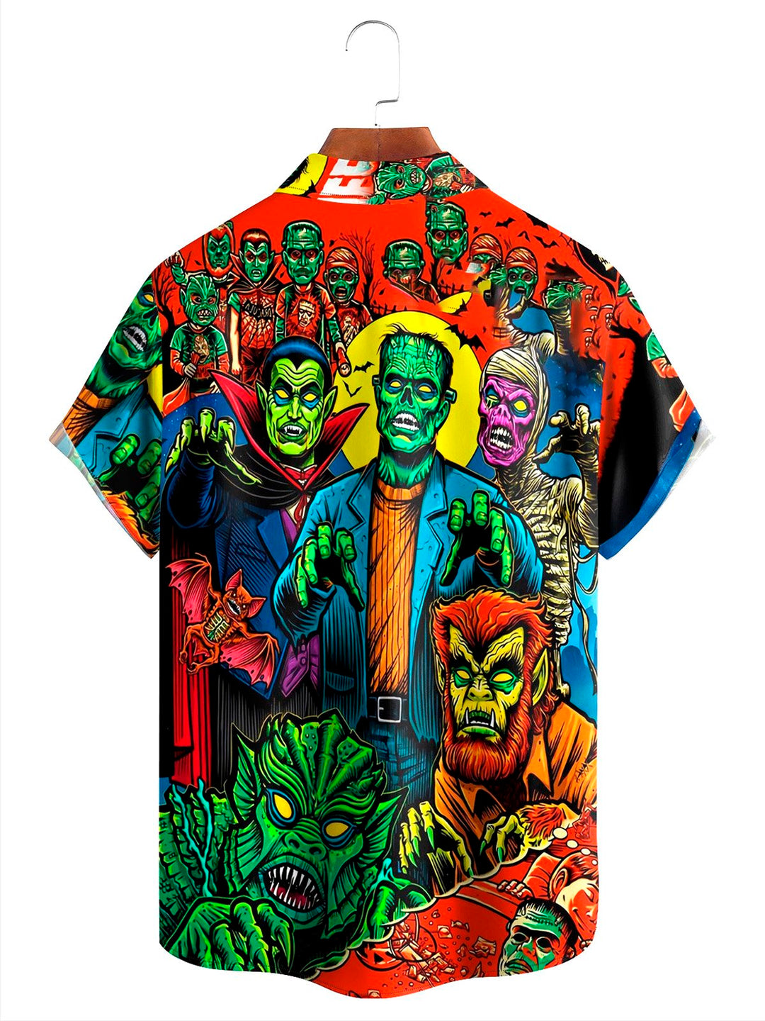 Alohadaddy Retro Halloween 3D Digital Print Men&