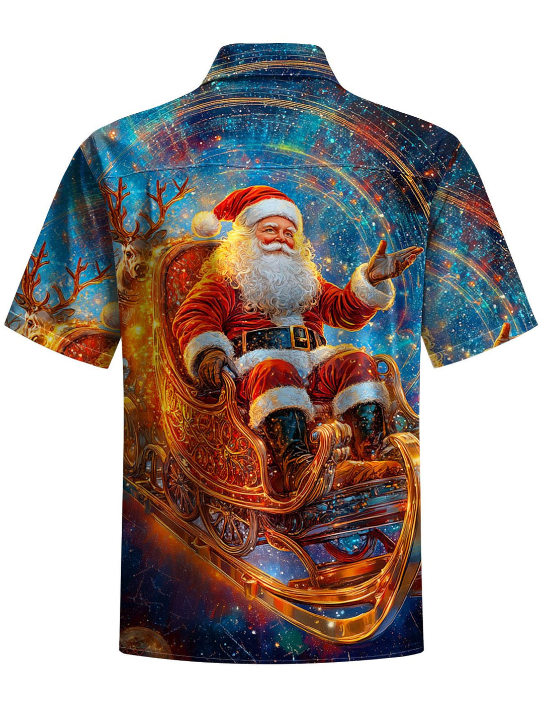 Alohadaddy® Santa Claus Print Art Pocket Stretch Men&