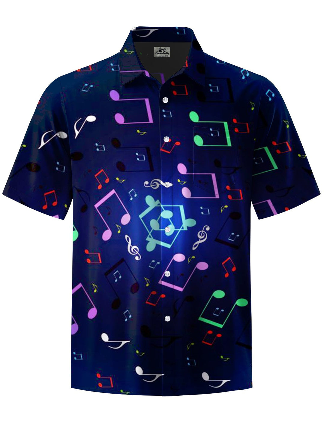 Alohadaddy® Casual Musical Notes Printed Art Pocket Stretch Men&
