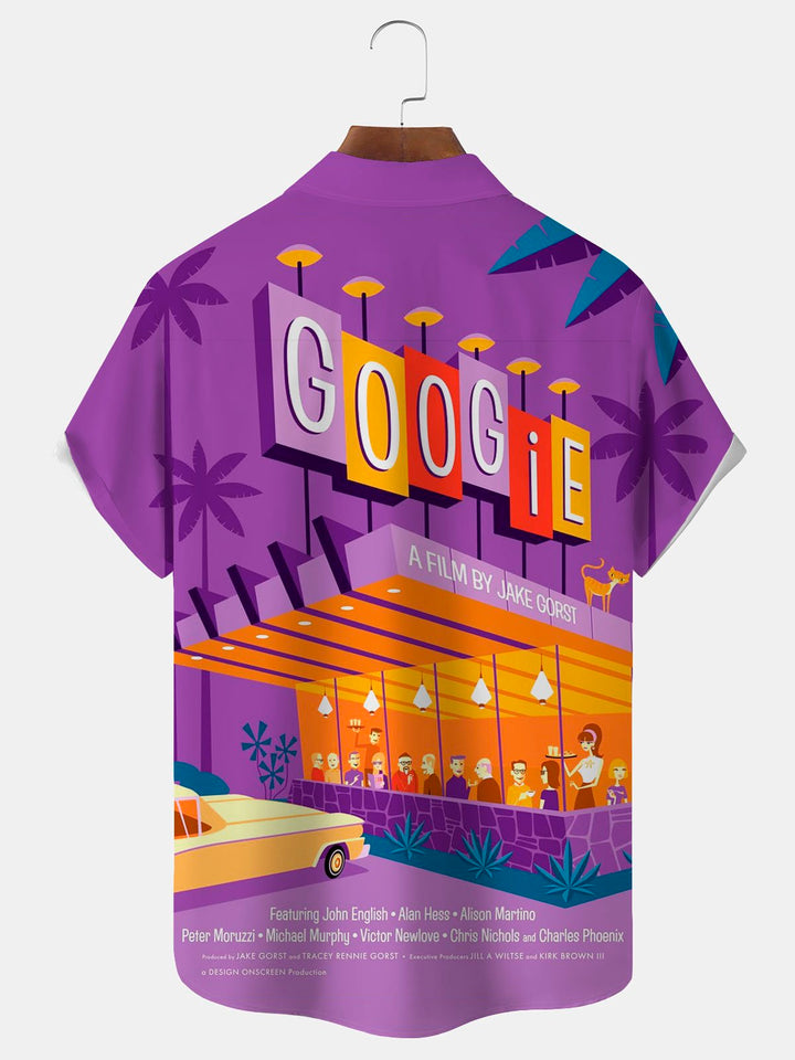Alohadaddy® Hawaiian Retro Medieval Geometric Print Men&