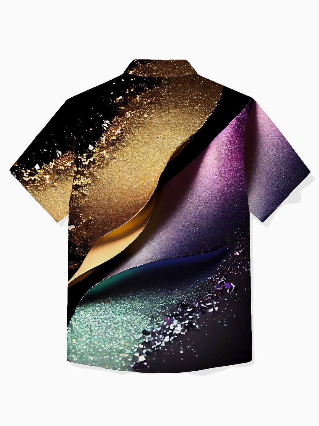 Alohadaddy Gradient Art Gold Print Men&