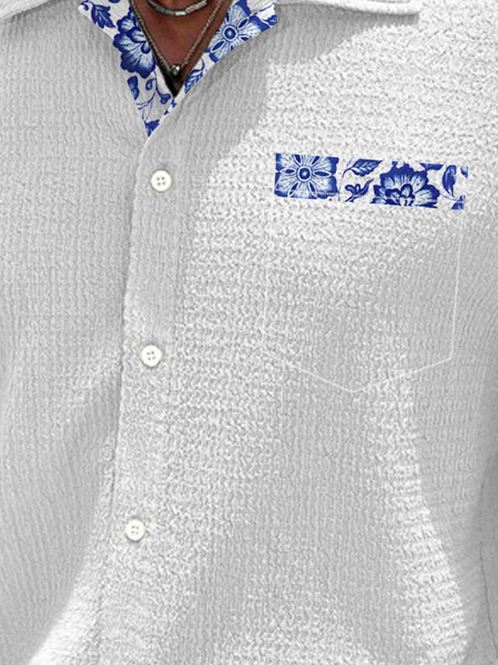 Alohadaddy Hawaiian Flower 3D Digital Print Men&