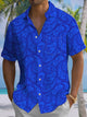 Alohadaddy® Casual Paisley Art Print Chest Pocket Stretch Oversized Hawaiian Shirt