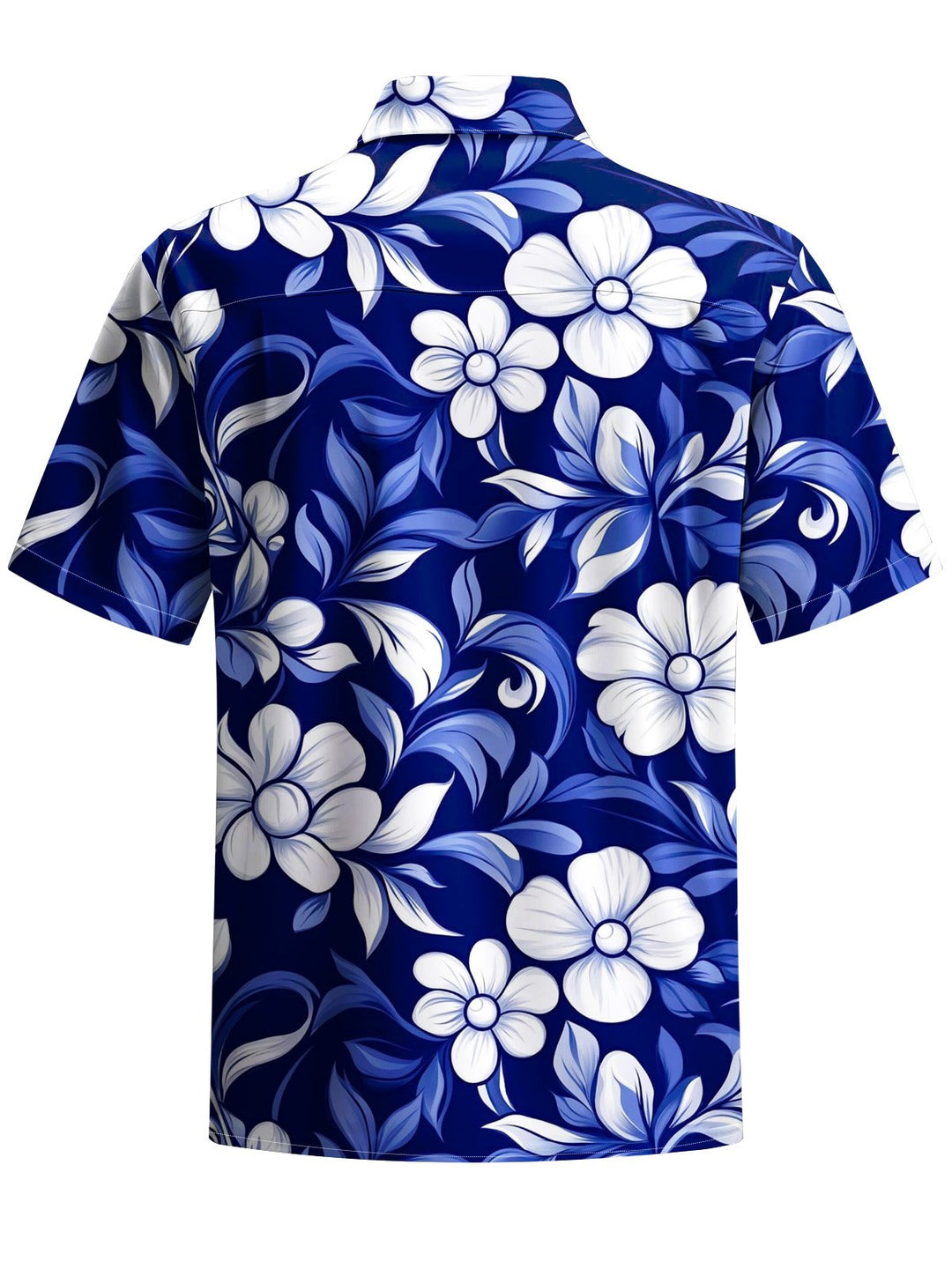 Alohadaddy® Hawaiian Flowers Art Print Chest Pocket Men&