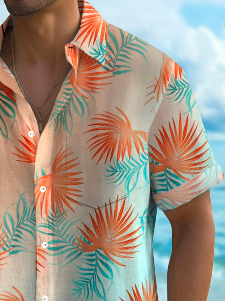 Alohadaddy Hawaiian Botanical Ombre Print Men&