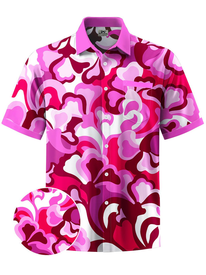 Alohadaddy® Hawaii Geometric Colorblock Print Art Men&