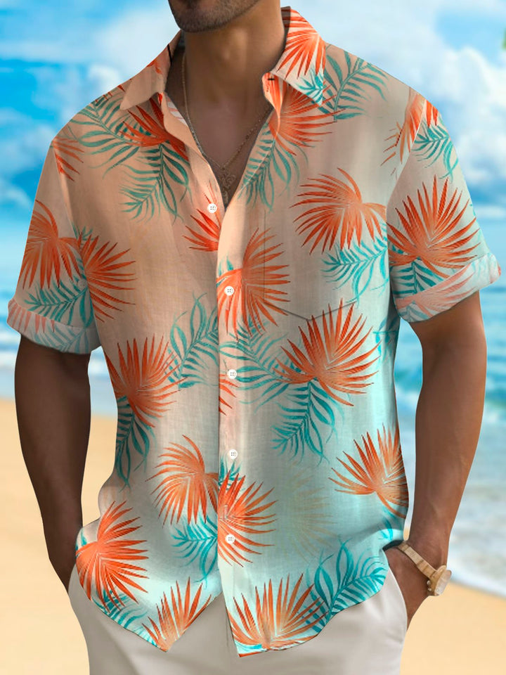 Alohadaddy Hawaiian Botanical Ombre Print Men&