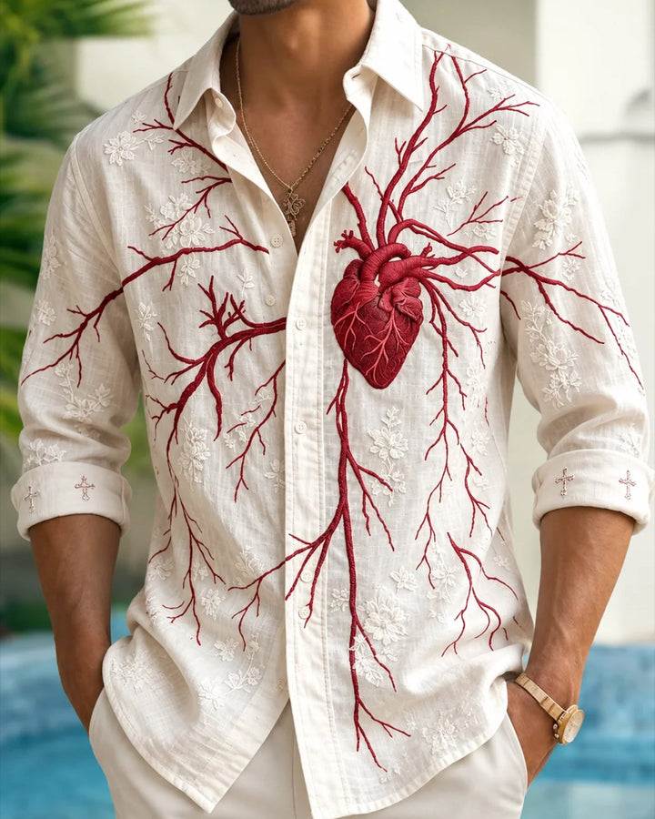 Alohadaddy® Halloween Cardiovascular Print Men&