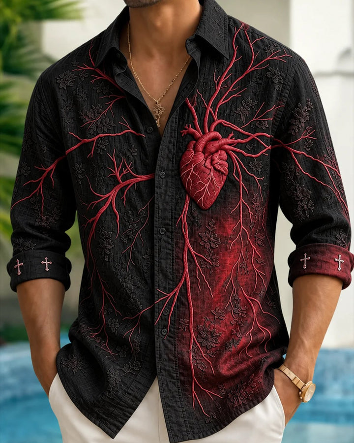 Alohadaddy® Halloween Cardiovascular Print Men&