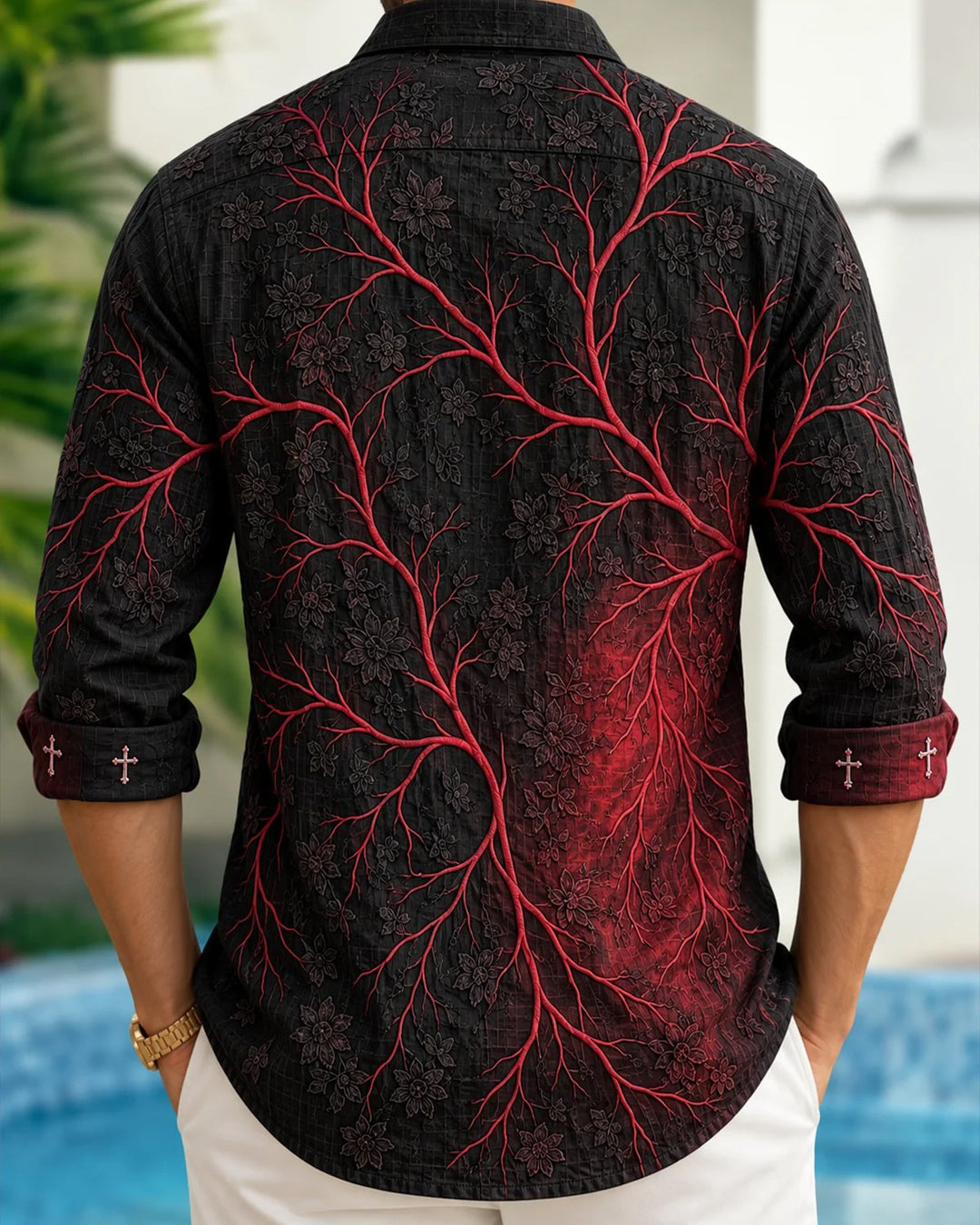 Alohadaddy® Halloween Cardiovascular Print Men&